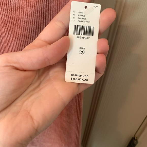 Anthropologie Corduroy Cropped Pants - Picture 2 of 6